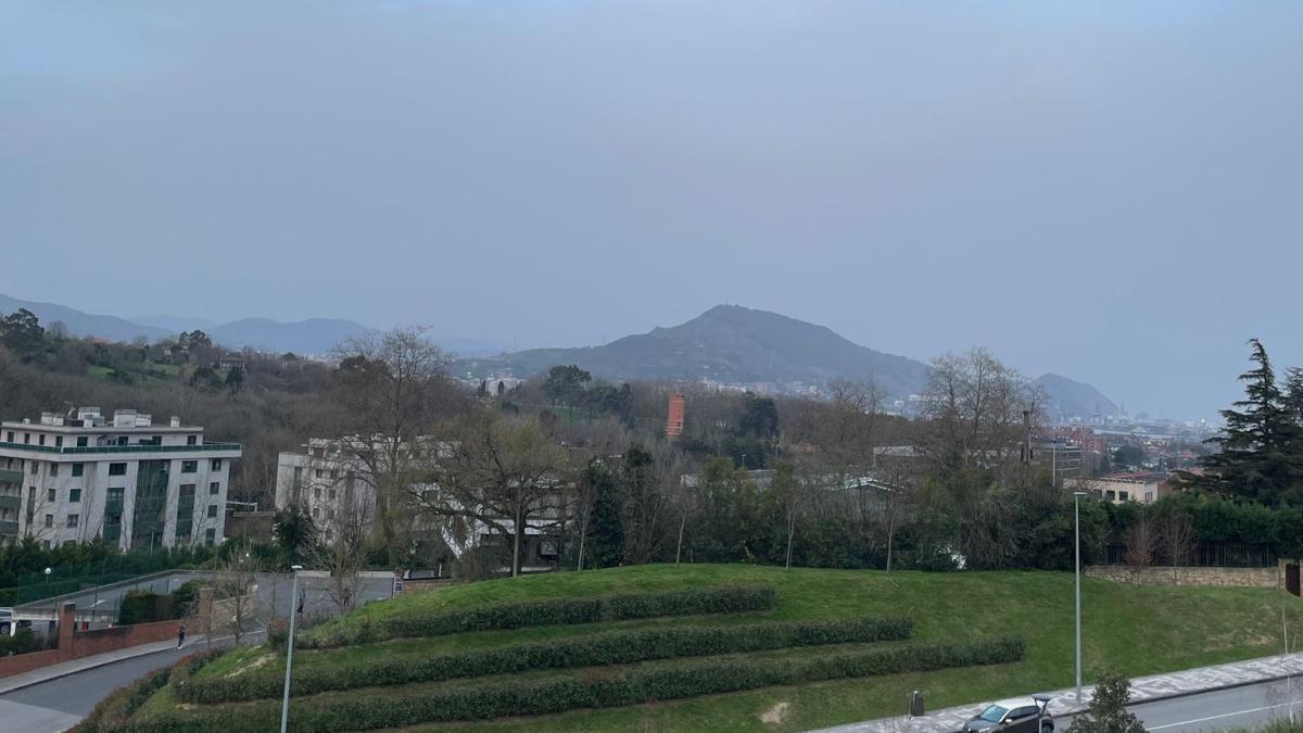 Imagen de la calima facilitada por una oyente de Leioa