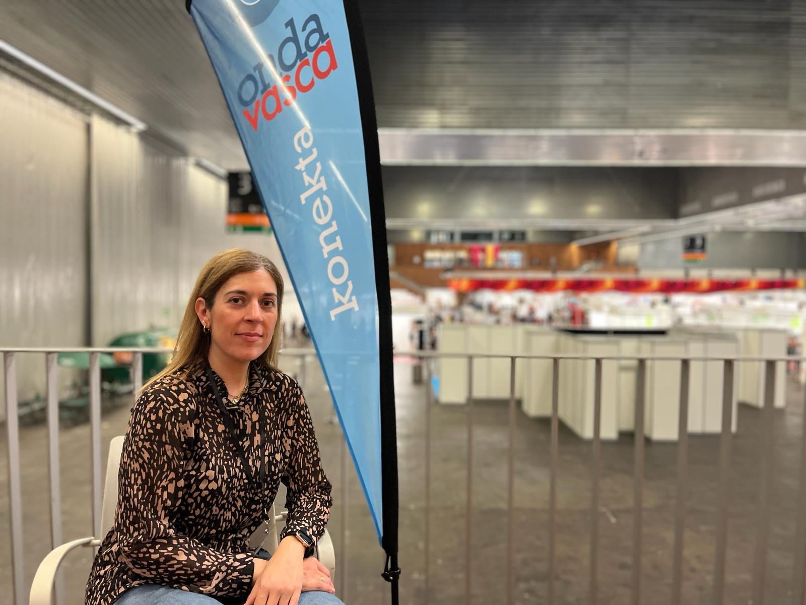 Edurne Villanueva, responsable de Vegaizan, entrevistada en Onda Vasca