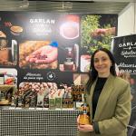 María Alcántara, en el stand de Garlan en Gustoko 2026