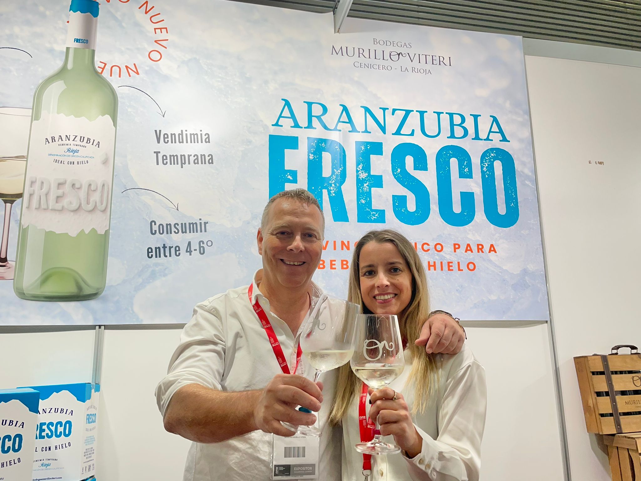 Iñaki Murillo Viteri, vinatero, y Andrea Murillo, vinatera