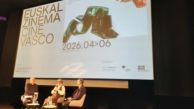 Presentación, esta mañana en Tabakalera, de la nueva edición del Ciclo 'Cine Vasco'