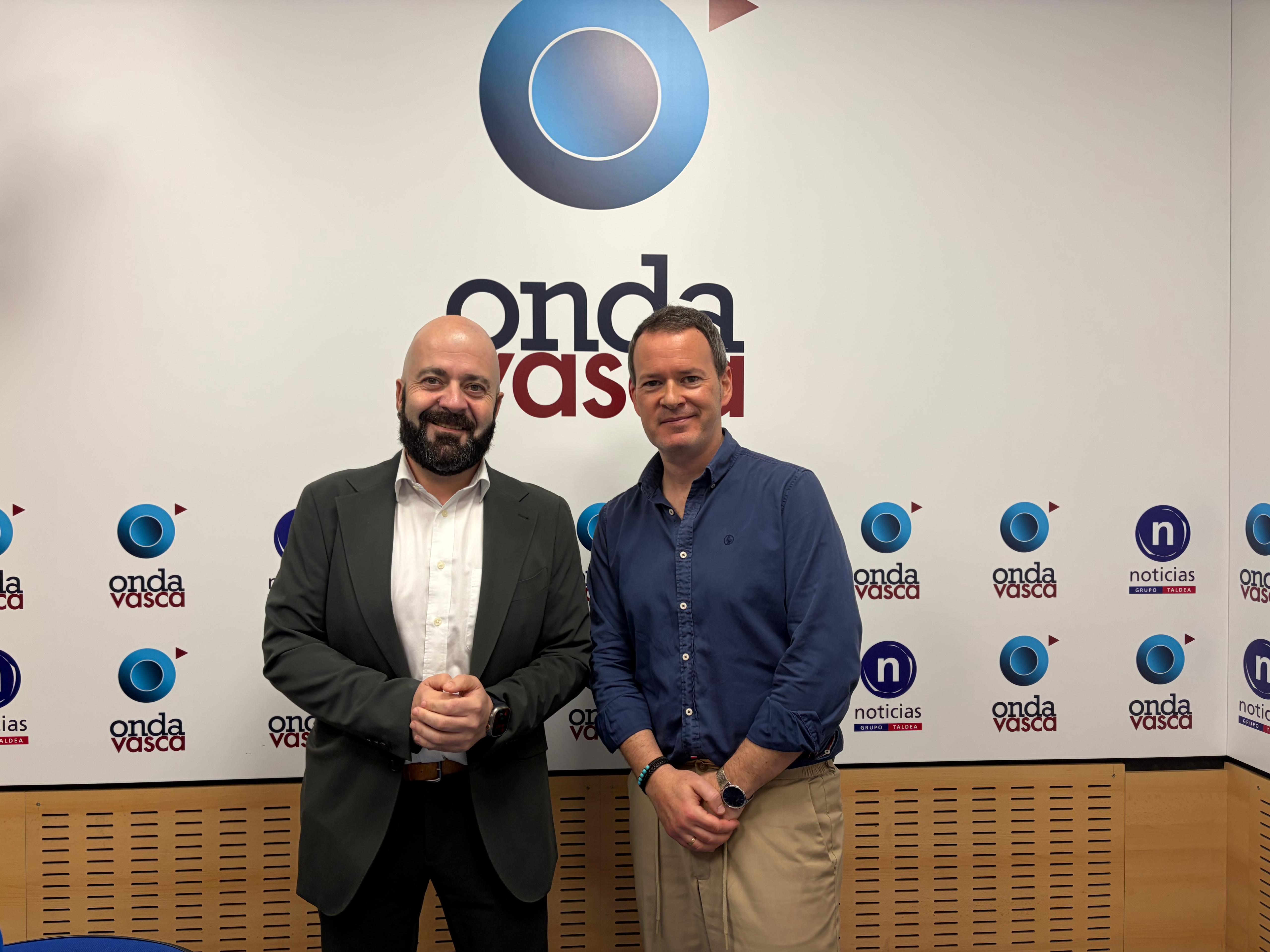 Xabier Legarreta, Viceconsejero de Juventud y Reto Demográfico, entrevistado en Las Mañanas de Onda Vasca