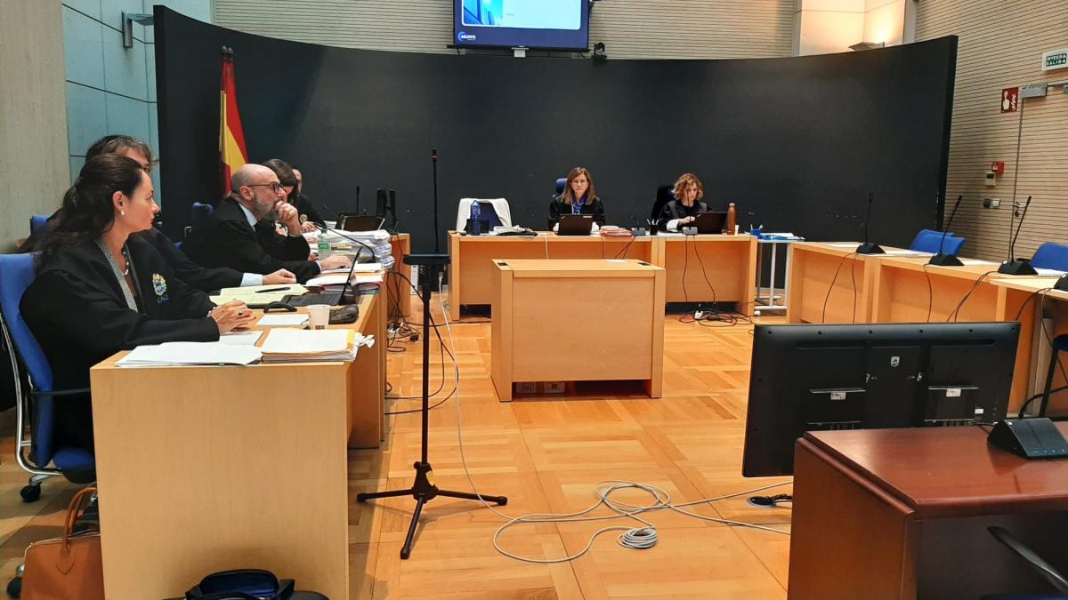 El juicio por el asesinato de Lukas Agirre se está desarrollando en la Sección Primera de la Audiencia de Gipuzkoa