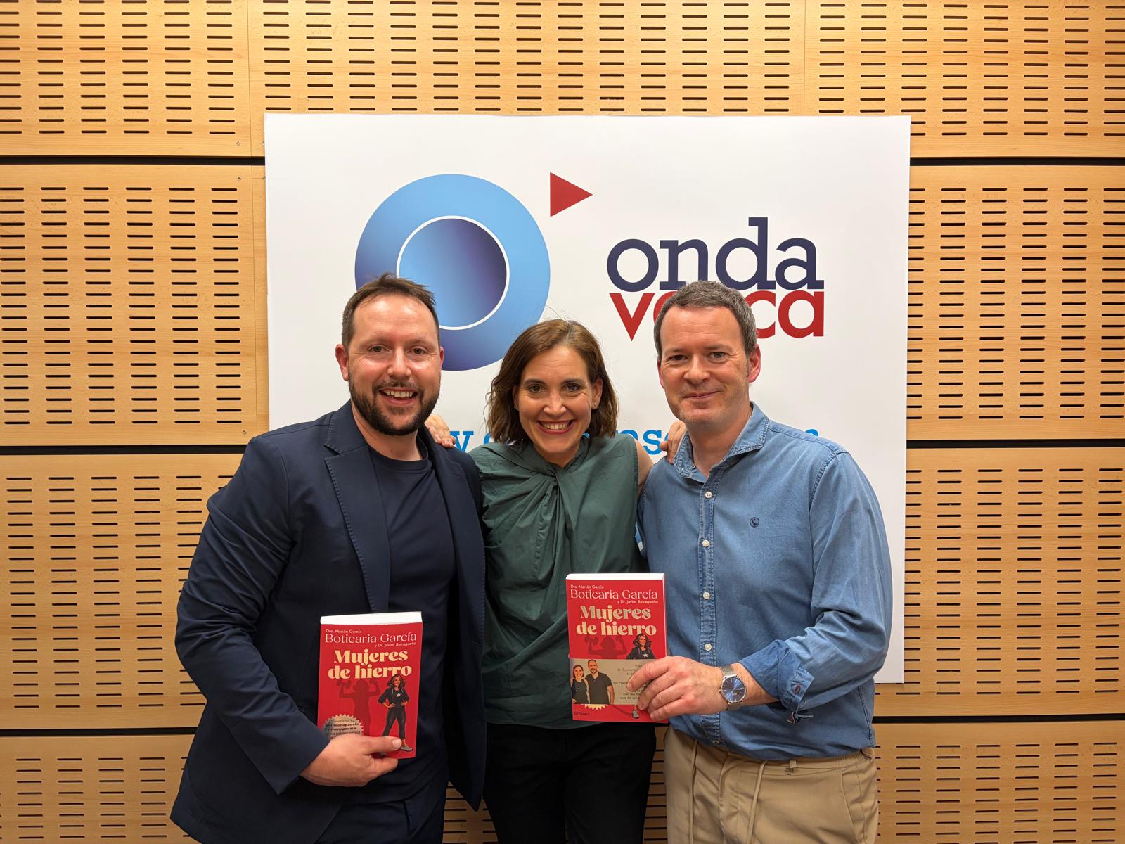 Marian García, doctora en Farmacia y divulgadora y el doctor en Ciencias de la Salud y el Deporte Javier Butragueño, entrevistados en Las Mañanas de Onda Vasca