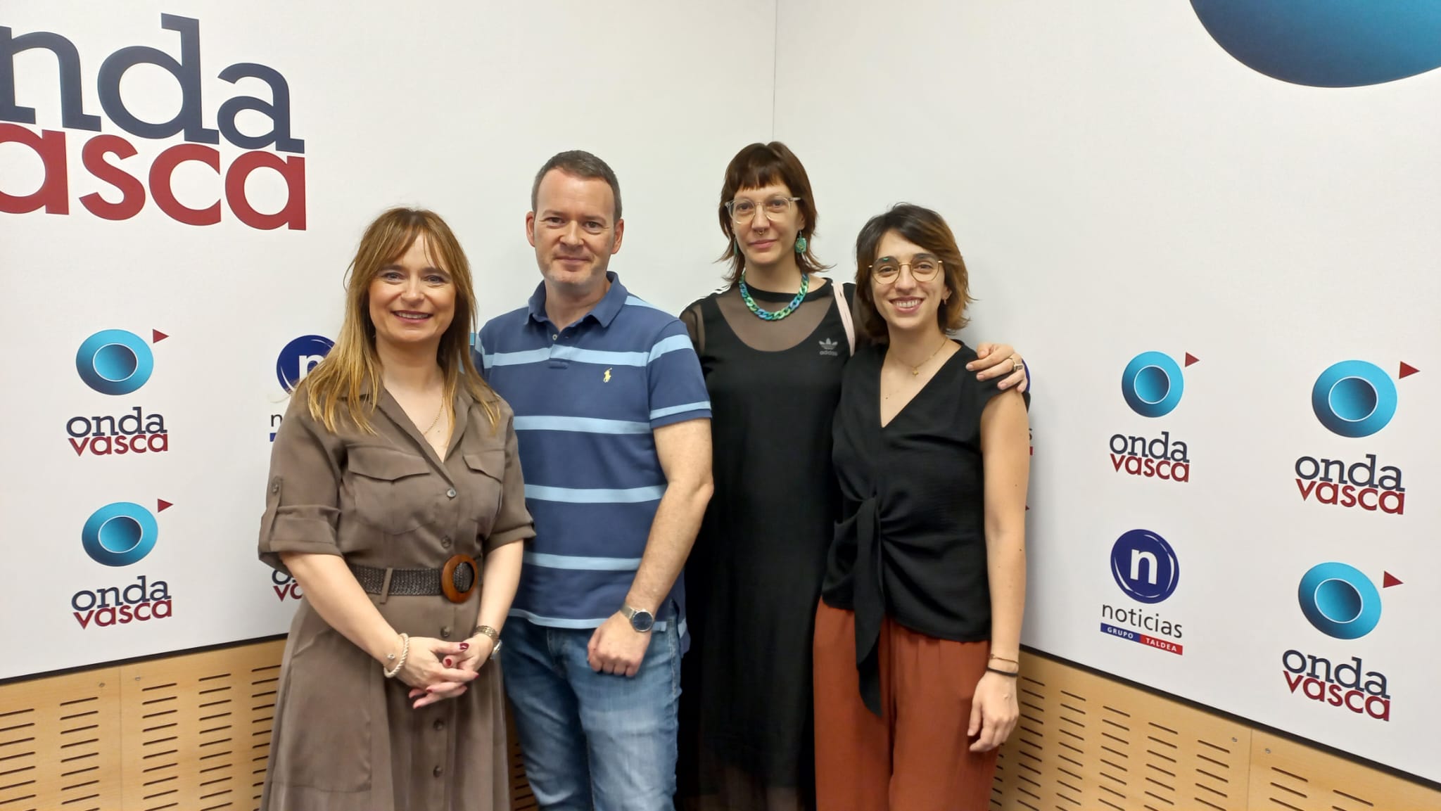 Beatriz Cubeiro, subdirectora de enfermería de Osakidetza en la OSI Bilbao Basurto, Silvia de Juan, enfermera en el centro de salud de Rekalde y Elena Fernández, enfermera comunitaria de la OSI Bilbao Basurto