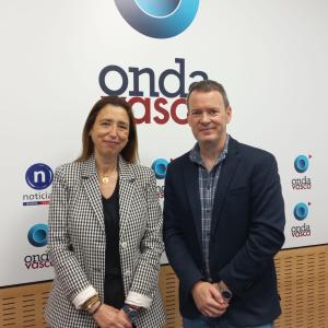 Mercedes Pascual, presidenta de la Agrupación en Euskadi, entrevistada en Las Mañanas de Onda Vasca