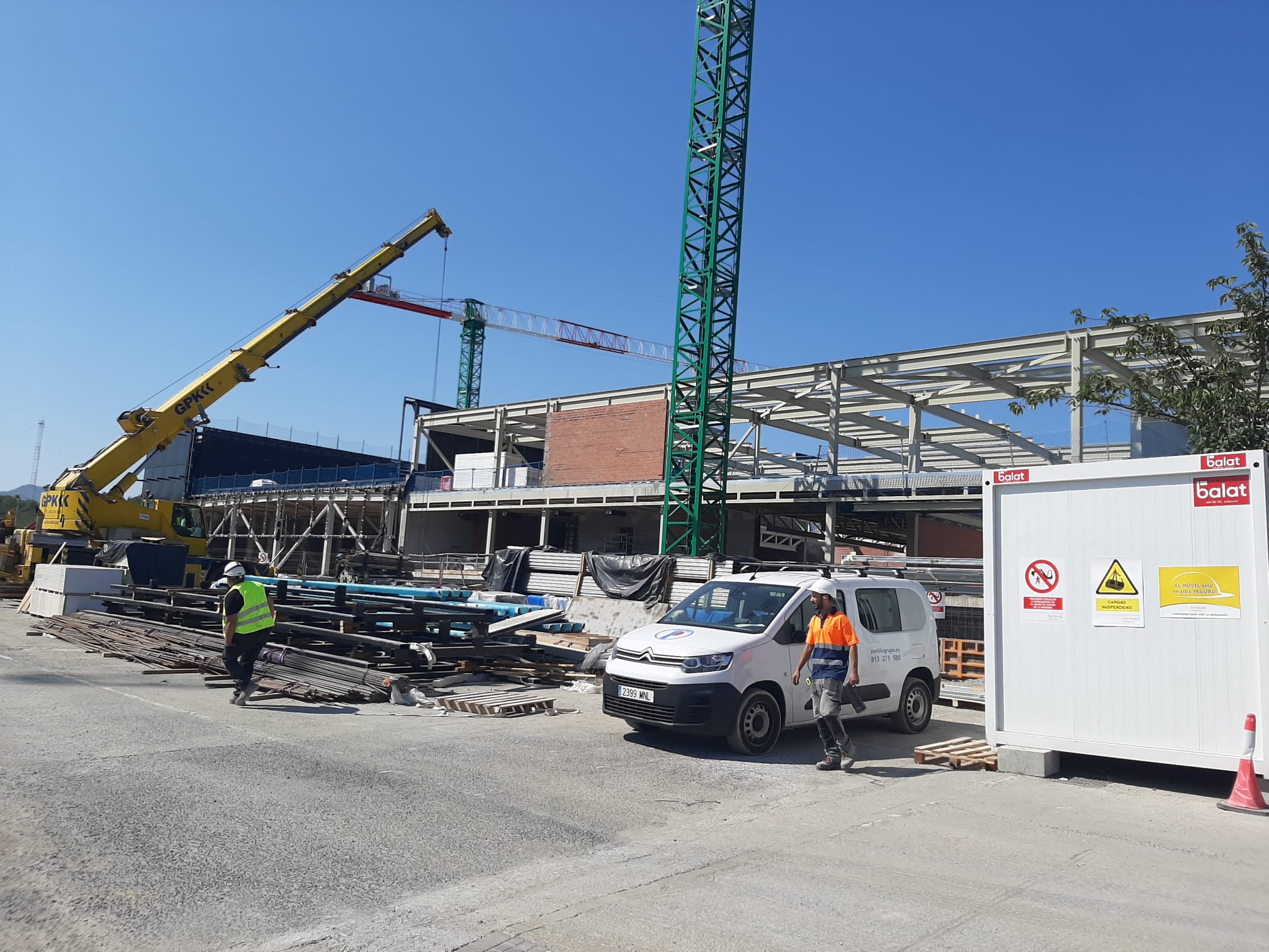 Obras del edificio en el que se ubicará la unidad de protonterapia
