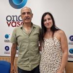 Aitor Omar, jefe del Servicio de Montes de Bizkaia, en los estudios de Onda Vasca