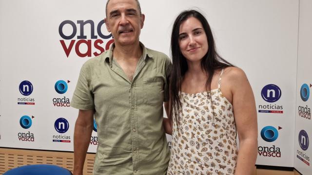 Aitor Omar, jefe del Servicio de Montes de Bizkaia, en los estudios de Onda Vasca