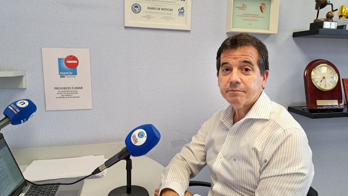 Mikel Irujo, consejero de Industria y de Transición Ecológica y Digital Empresarial del Gobierno de Navarra, entrevistado en Las Mañanas de Onda Vasca