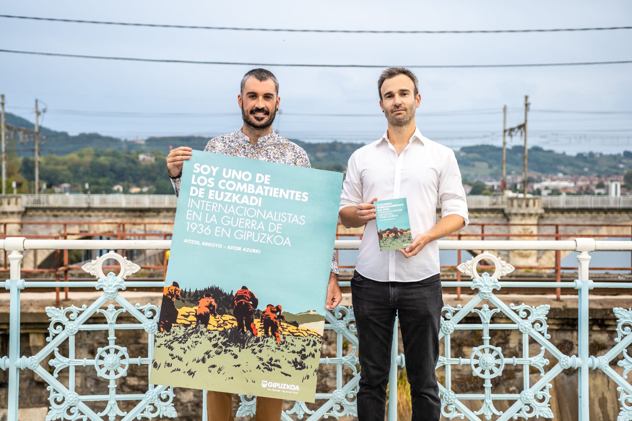 Aitzol Arroyo y Aitor Azurki, autores de la investigación.