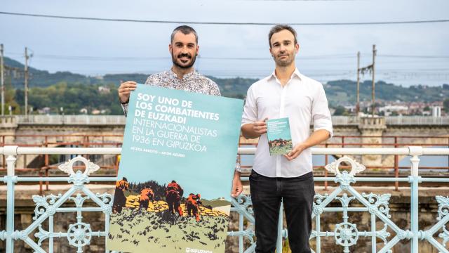 Aitzol Arroyo y Aitor Azurki, autores de la investigación.