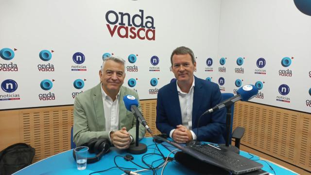 Javier de Andrés, líder del PP vasco, entrevistado en Las Mañanas de Onda Vasca