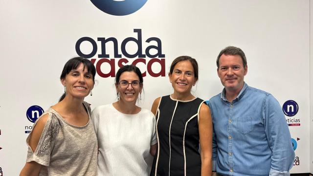 Ana Aguirre, Eva Sesma y Lorea García, profesionales sanitarias en la OSI Bilbao Basurto, entrevistadas en Las Mañanas de Onda Vasca