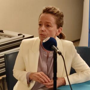 Eider Mendoza, Diputada General de Gipuzkoa, entrevistada en Las Mañanas de Onda Vasca