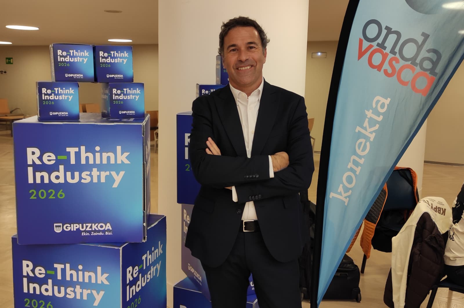 Unai Andueza, diputado de promoción económica y proyectos estratégicos de la Diputación Foral de Gipuzkoa, entrevistado en Las Mañanas de Onda Vasca