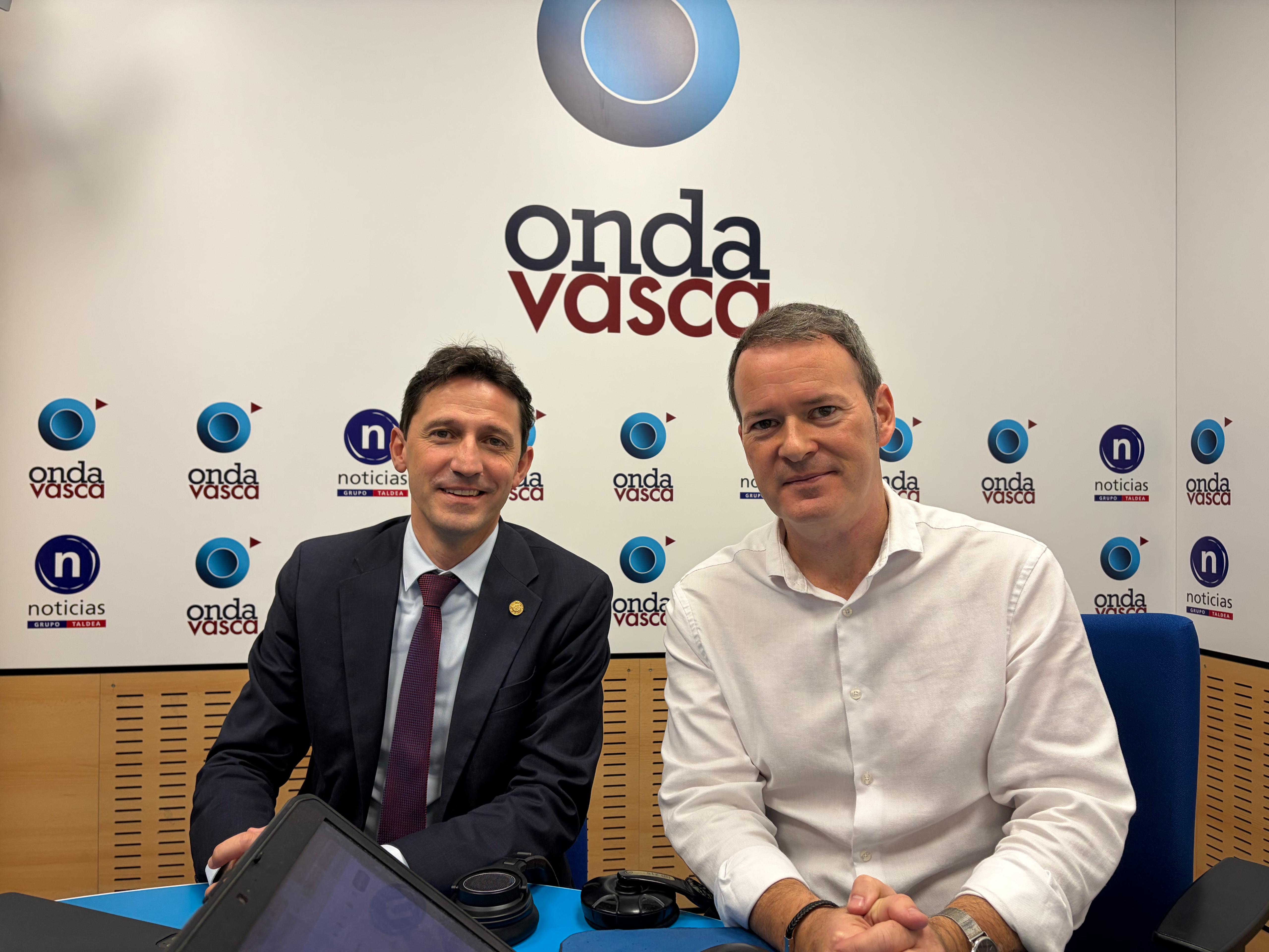 El consejero Noel D'Anjou entrevistado en Las Mañanas de Onda Vasca