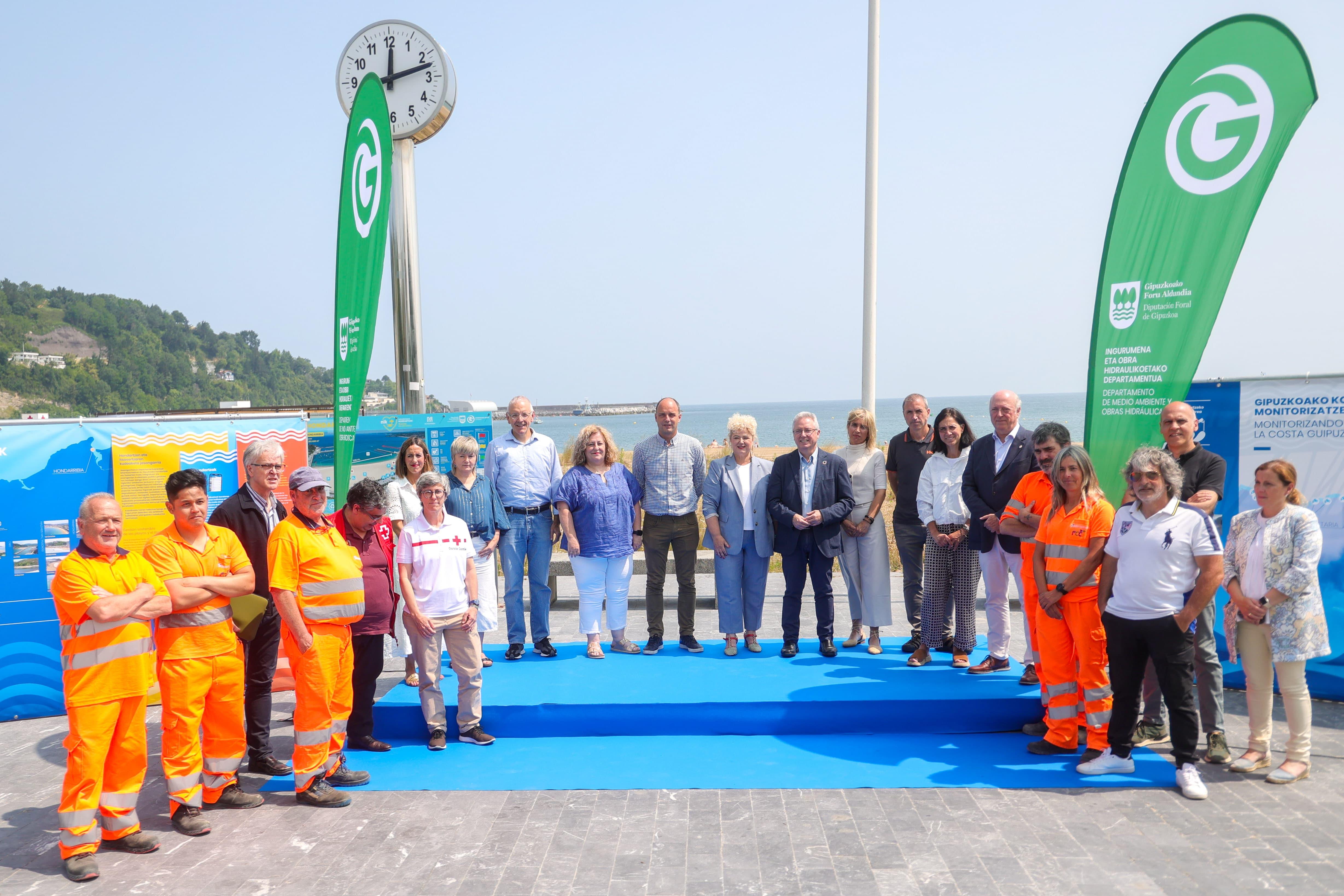 Acto de apertura oficial de la temporada de playas de Gipuzkoa en Hondarribia