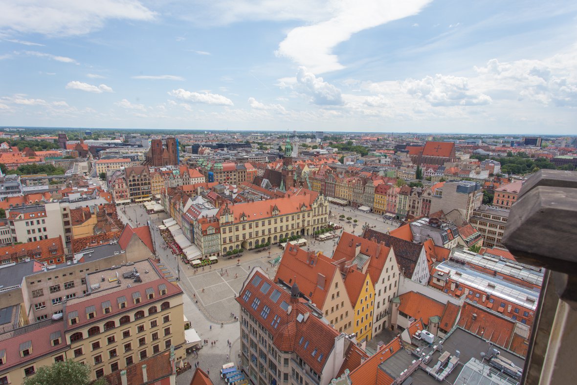 Vista de la ciudad de Wroclaw. Foto: visitwroclaw.eu