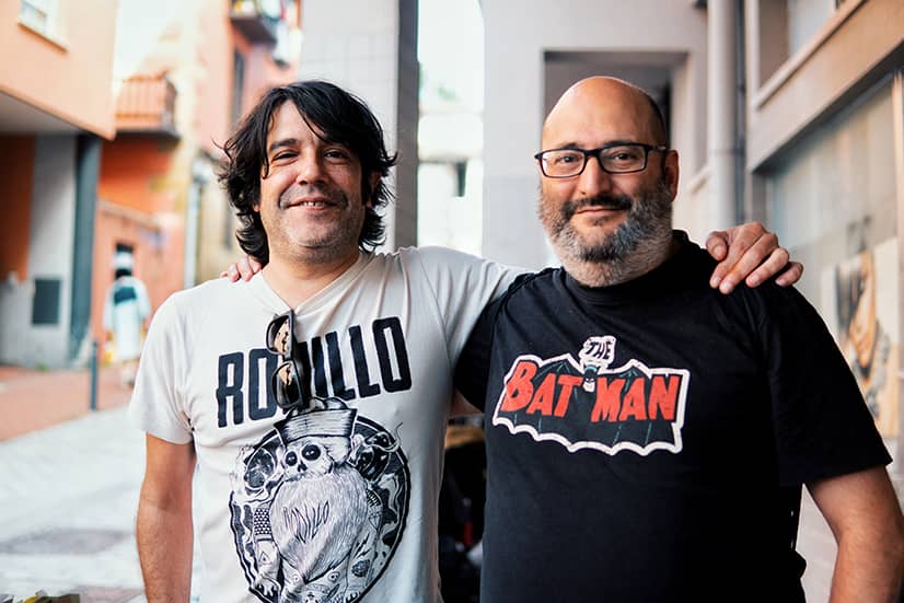 Xabier Uria e Iñigo Portillo de La Córnea Digital