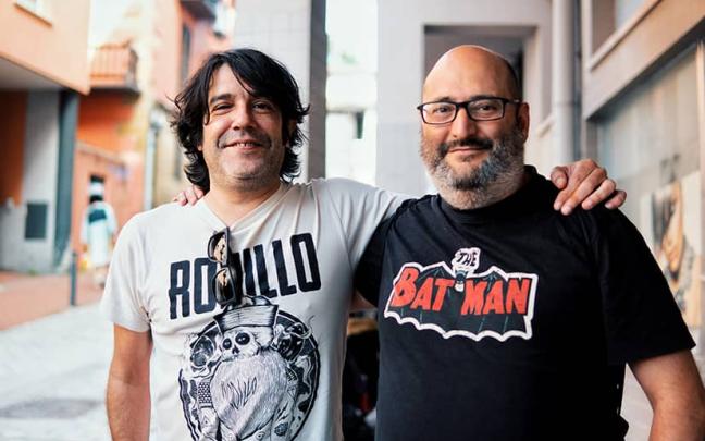 Xabier Uria e Iñigo Portillo de La Córnea Digital