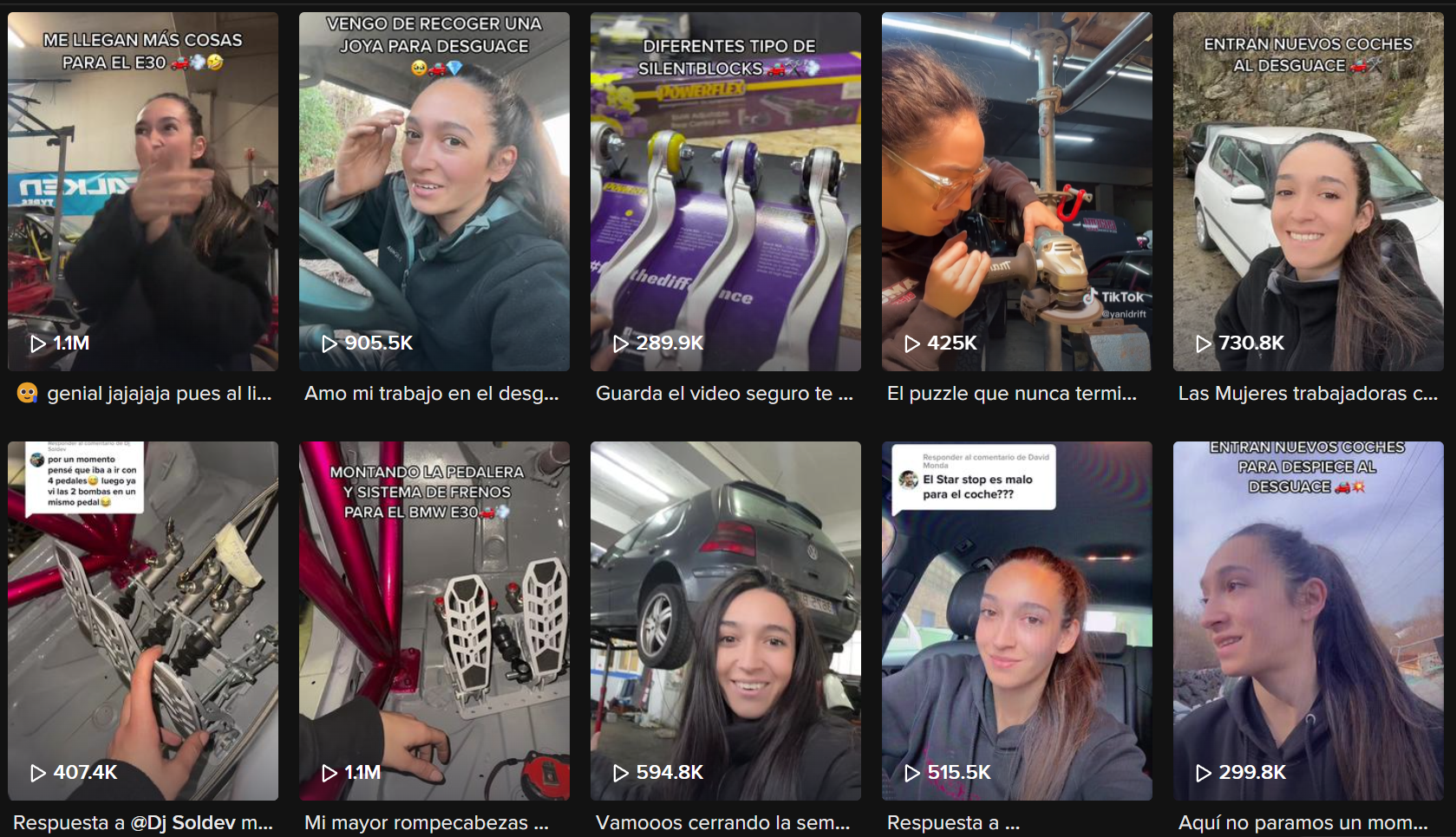El Tik Tok de Yanibel Díaz, la mecánica y corredora de Drift | Leire Gayoso Yanibel Díaz, la mecánica guipuzcoana que se ha hecho viral | Leire Gayoso
