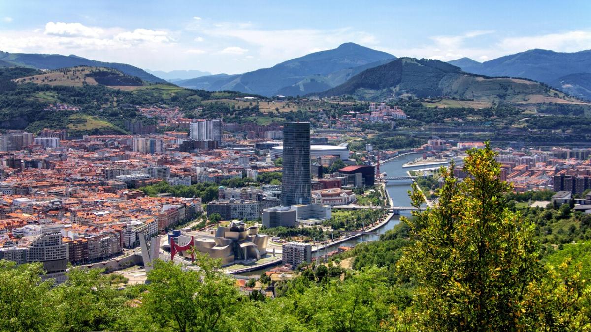 Vista aérea de Bilbao