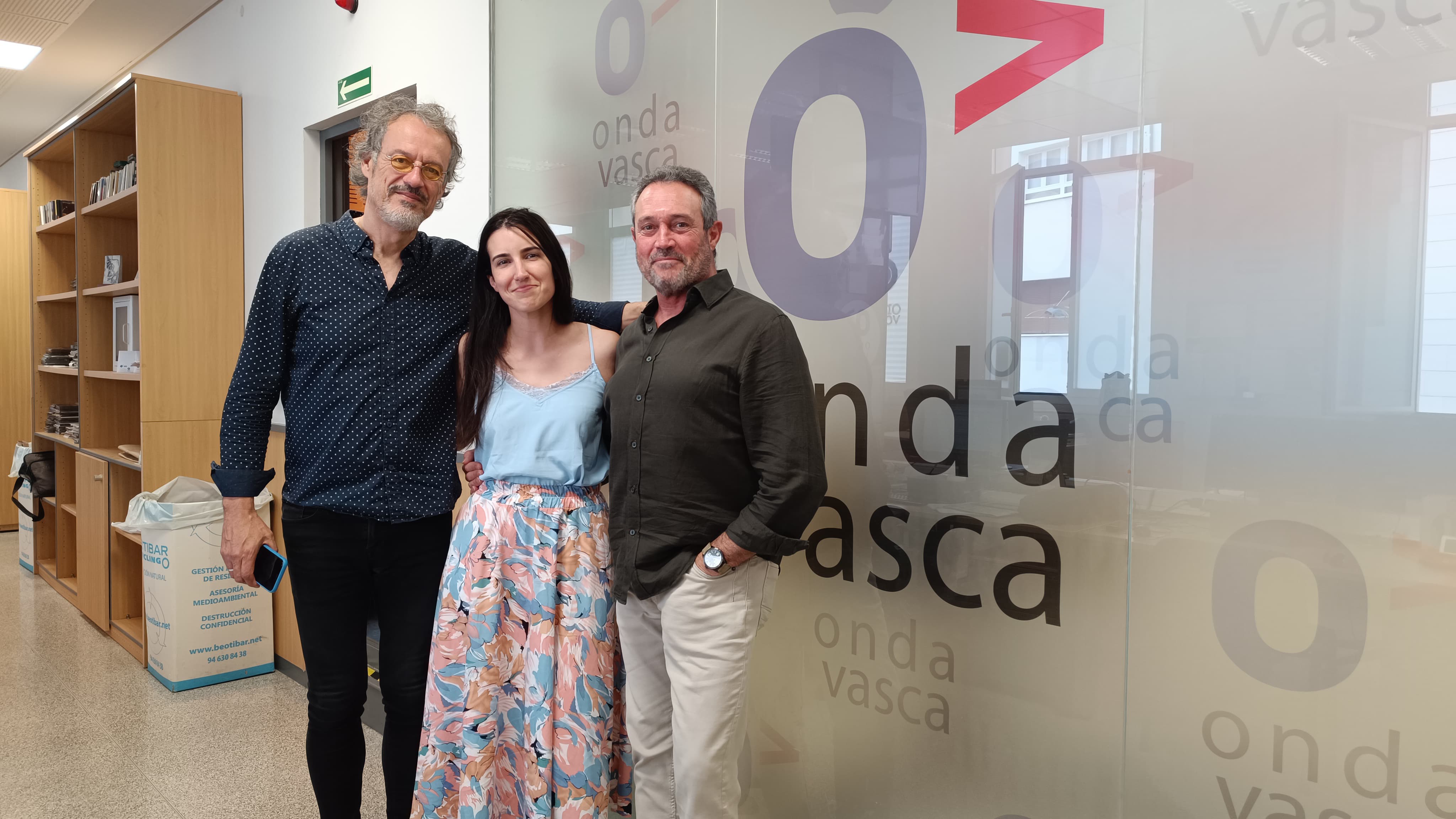 Joseba Lafuente y Ernesto Álava, dos de los integrantes de Zarama