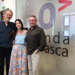 Joseba Lafuente y Ernesto Álava, dos de los integrantes de Zarama