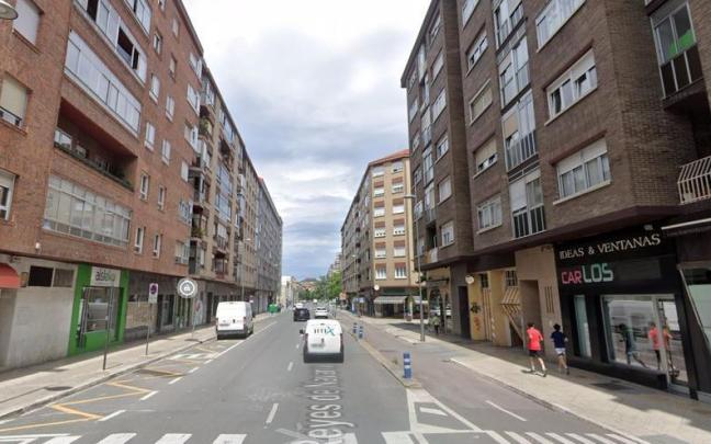 La calle Reyes de Navarra de la capital alavesa DNA La calle Reyes de Navarra de la capital alavesa DNA