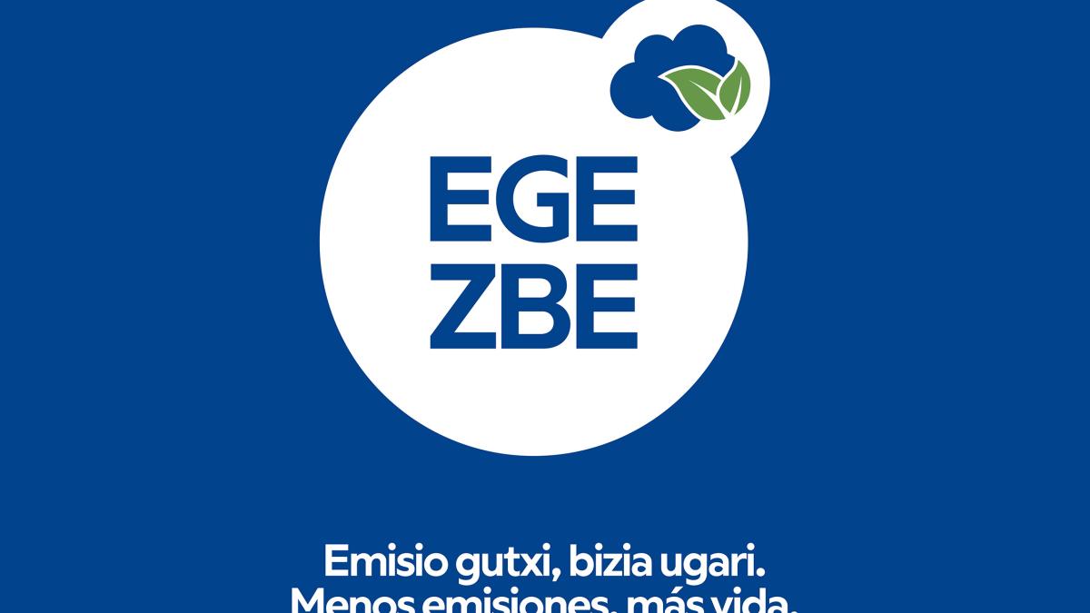 Cartel de la zona de bajas emisiones de Pamplona. AYUNTAMIENTO DE IRUÑA