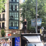 El cantante de Zetak Pello Reparaz en Bilbao. ONDA VASCA