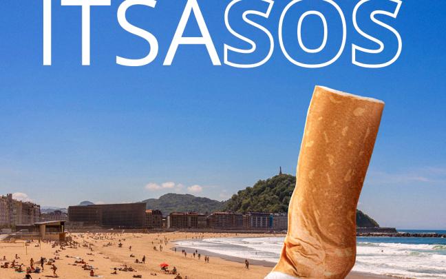 Imagen de la nueva edición de la campaña Itsasos del Ayuntamiento de Donostia