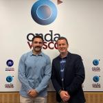 El dietista Borja Zuazua junto a Txema Gutiérrez