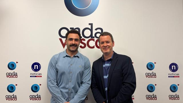 El dietista Borja Zuazua junto a Txema Gutiérrez