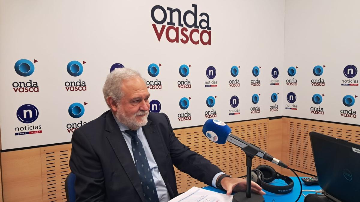José Ignacio Zudaire en los estudios de ONDA VASCA