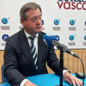 El consejero Bingen Zupiria en una imagen de archivo de Onda Vasca