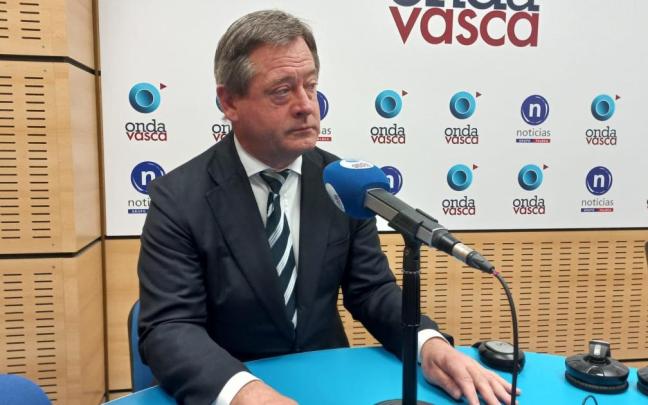 El consejero Bingen Zupiria en una imagen de archivo de Onda Vasca